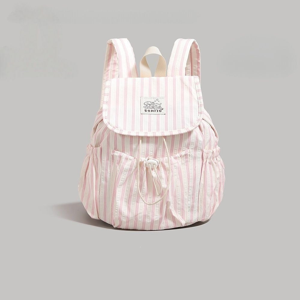 Freizeit-Rucksack Im Verspielten Streifen-Design Brehn