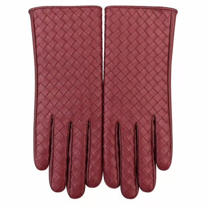 Premium Woven Leather Gloves Brehn