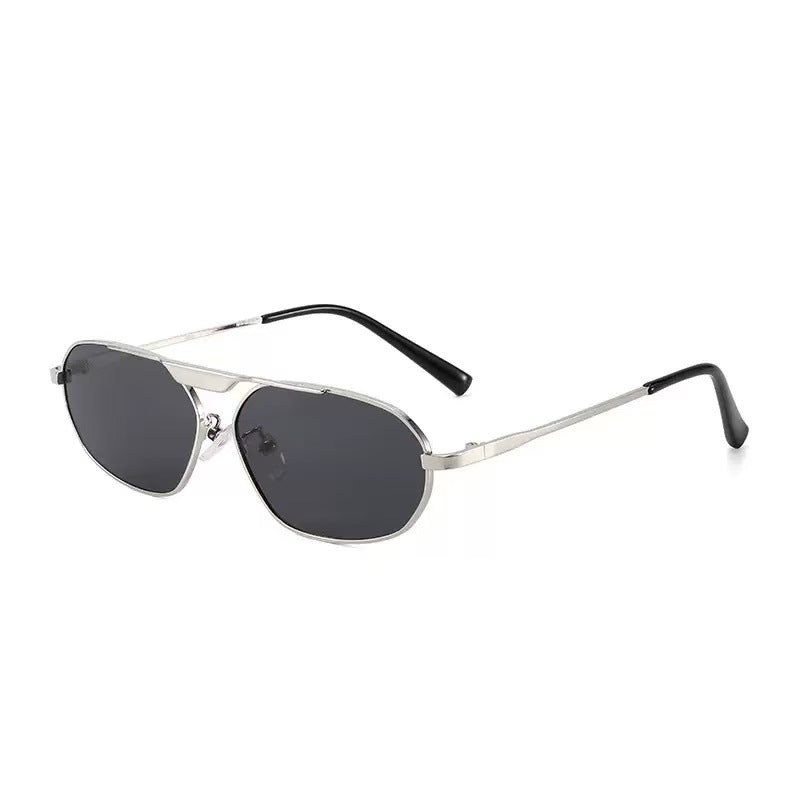 Damen modische Sonnenbrille im eleganten Polygon-Design Brehn
