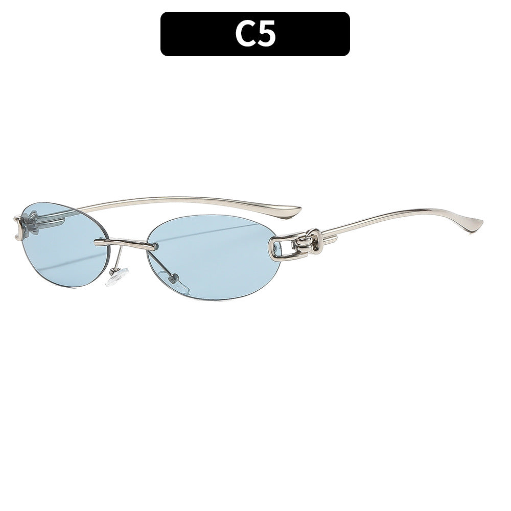 Modische ovale Sonnenbrille 1787664832