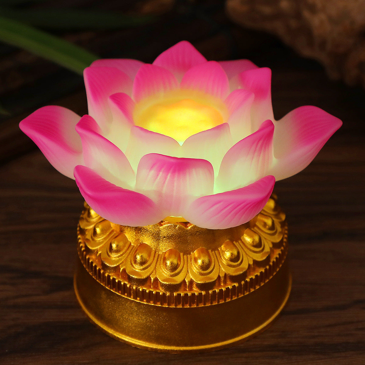 LED Lotusblüten Tischlampe