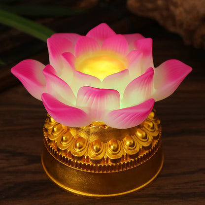 LED Lotusblüten Tischlampe