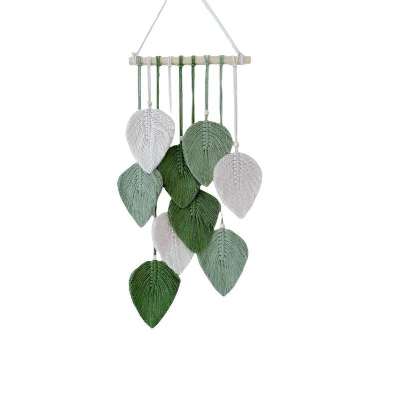 Dekorative Blattmotiv Wandbehang Brehn