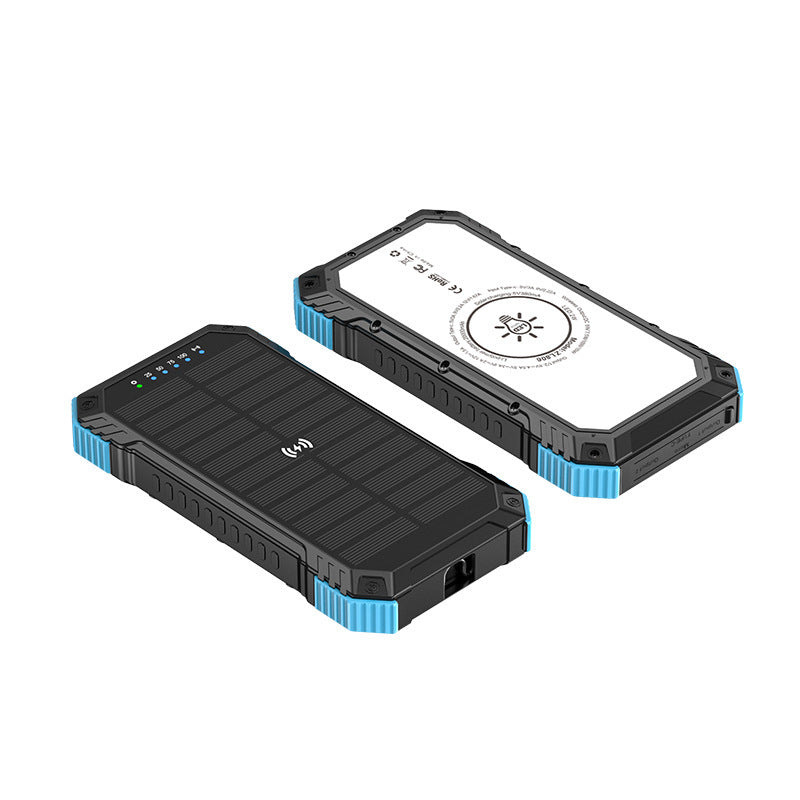 Robuste Solar Powerbank mit Kabelloser Ladetechnologie Brehn