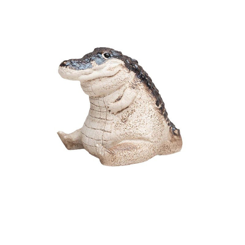 Dekorative Krokodilfigur Brehn