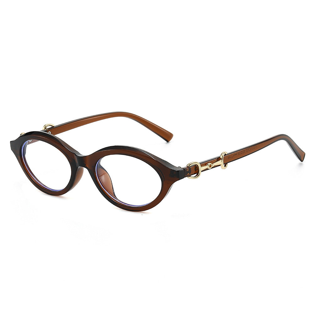 Modische Retro Oval Sonnenbrille Brehn