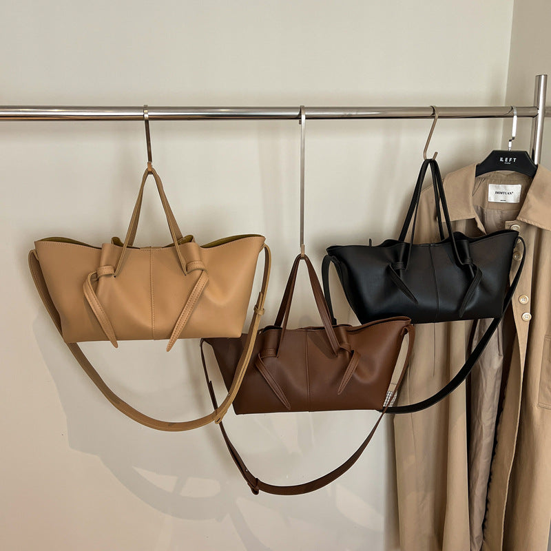 WoChic Minimalistische Schleifen-Umhängetasche Brehn