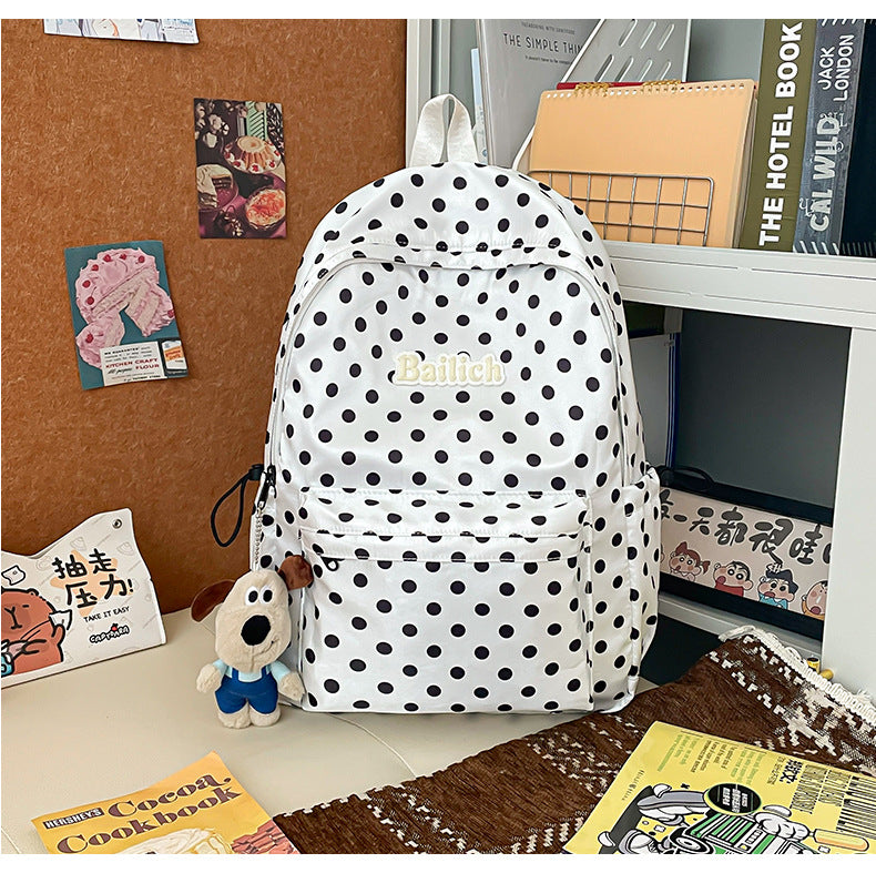 Gepunktetes Muster Freizeit-Rucksack