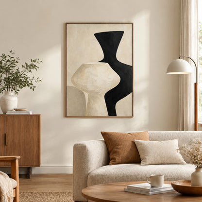 Abstrakte Wandkunst für moderne Innenräume