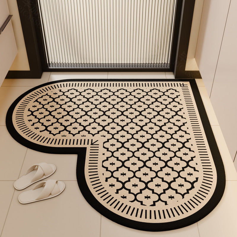 Herzförmige rutschfeste Küchenmatte Brehn