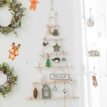 Holz Weihnachtsbaum Wand Dekoration