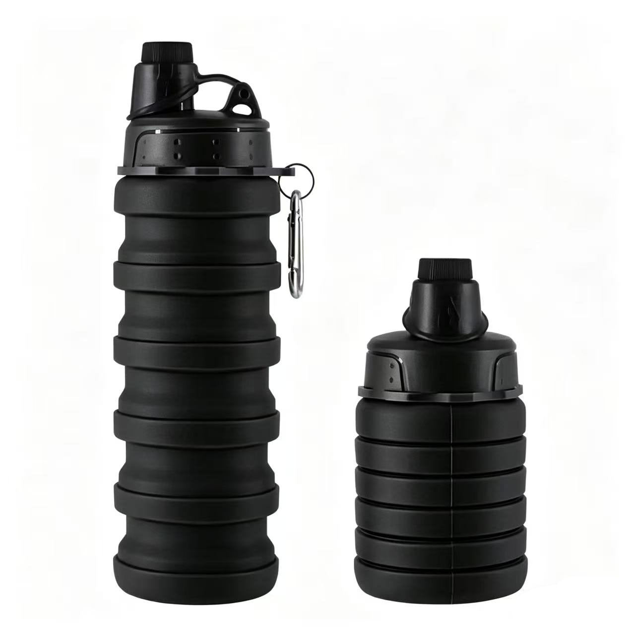 Unisex Faltbare Sporttrinkflasche mit Karabinerhaken Brehn