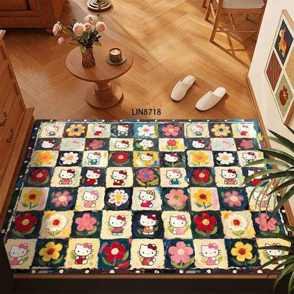 Blumenmuster Dekorative Fußmatte Brehn