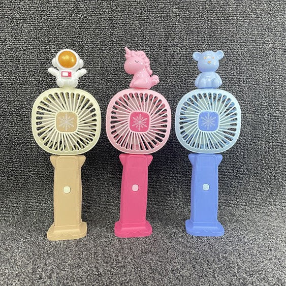 Unisex Tragbarer Mini-Handventilator mit Tierfiguren Brehn