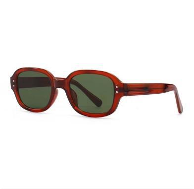 Damen modische Sonnenbrille mit großem, eckigem Rahmen Brehn