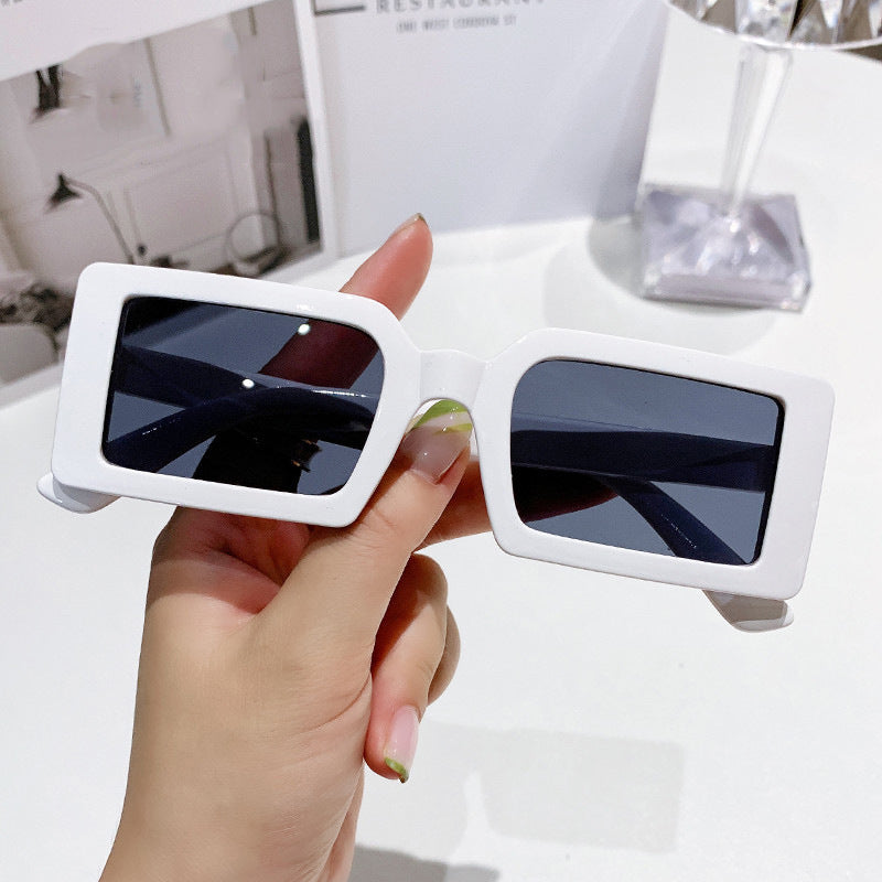 Damen trendige quadratische Sonnenbrille mit polarisierenden Gläsern Brehn