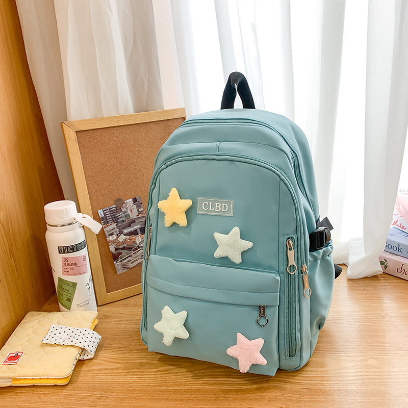 Dekorativer Plüschstern Rucksack