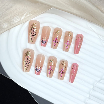 Premium Press-On Nail Tips Kit Brehn