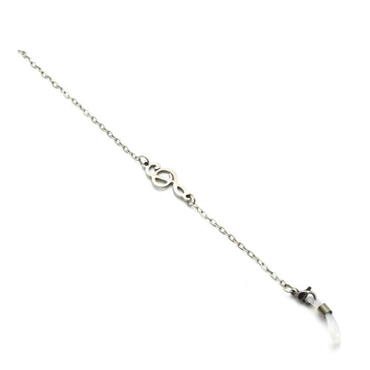 Künstlerische Silber Brille Kette Brehn
