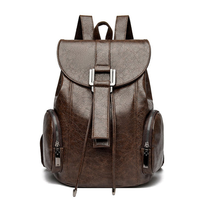 Retro-Chic Vegan Leder Rucksack Brehn