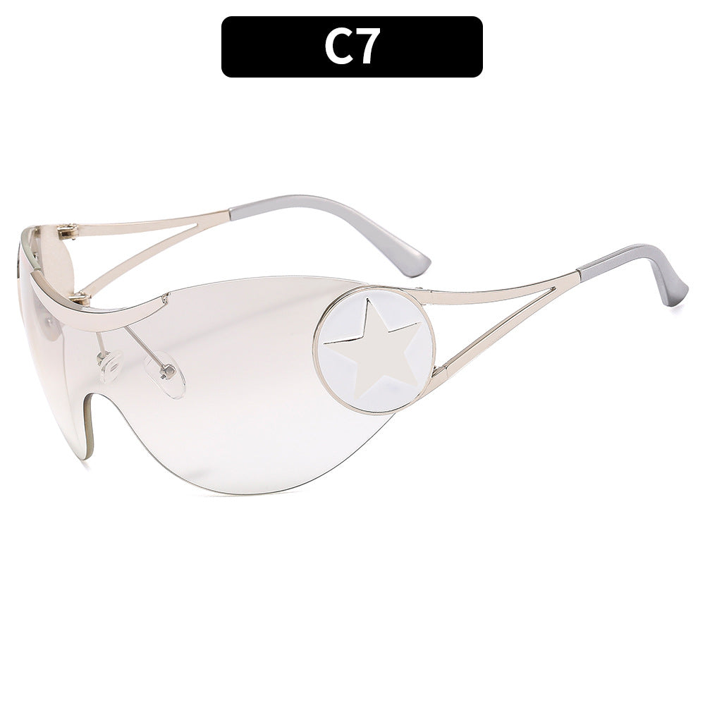 Star-Detail Schildkröt Sonnenbrille