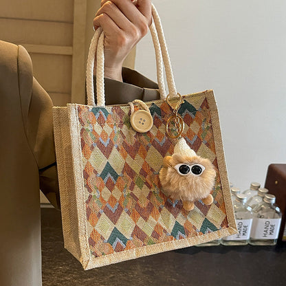 Artisan gewebte Tragetasche