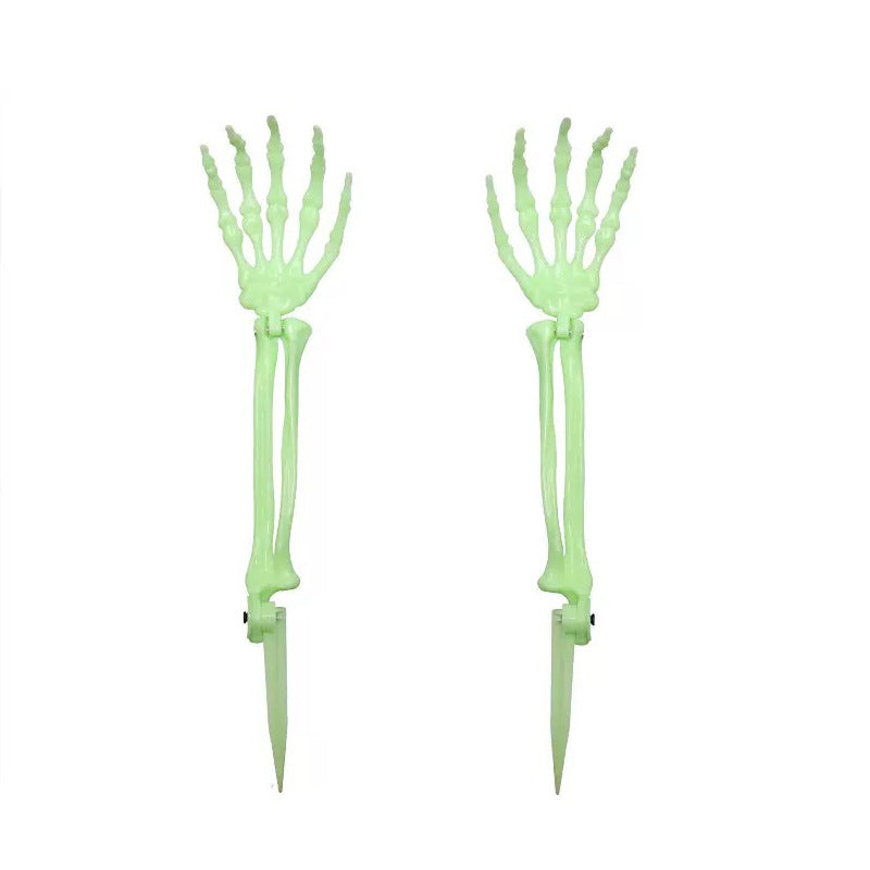 Gruselige Skelettgartenstecker