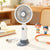 Damen tragbarer Mini-Ventilator mit USB-Anschluss und ergonomischem Design Brehn