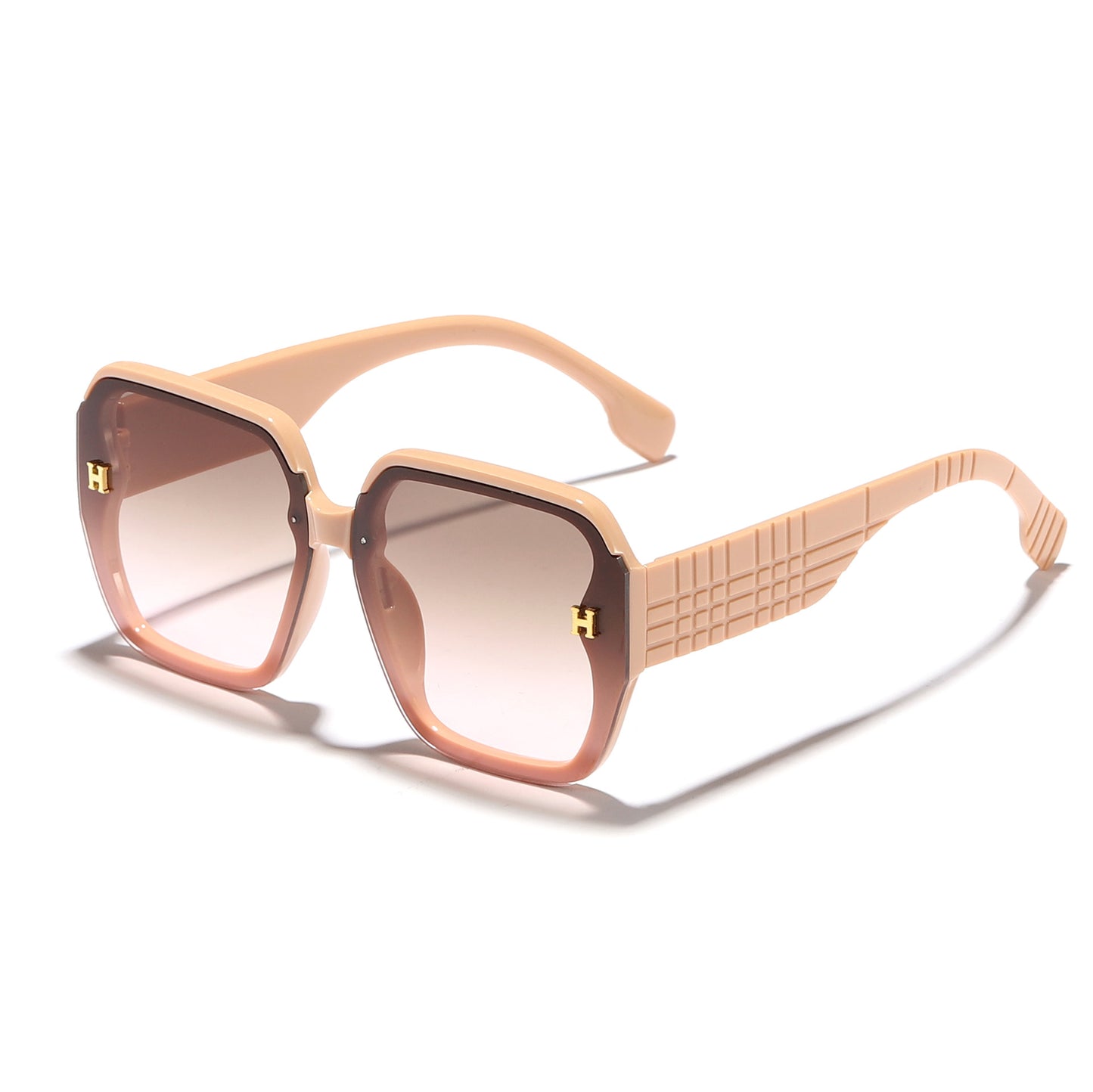 Damen modische Sonnenbrille mit quadratischem Rahmen und trendigen Gläsern Brehn