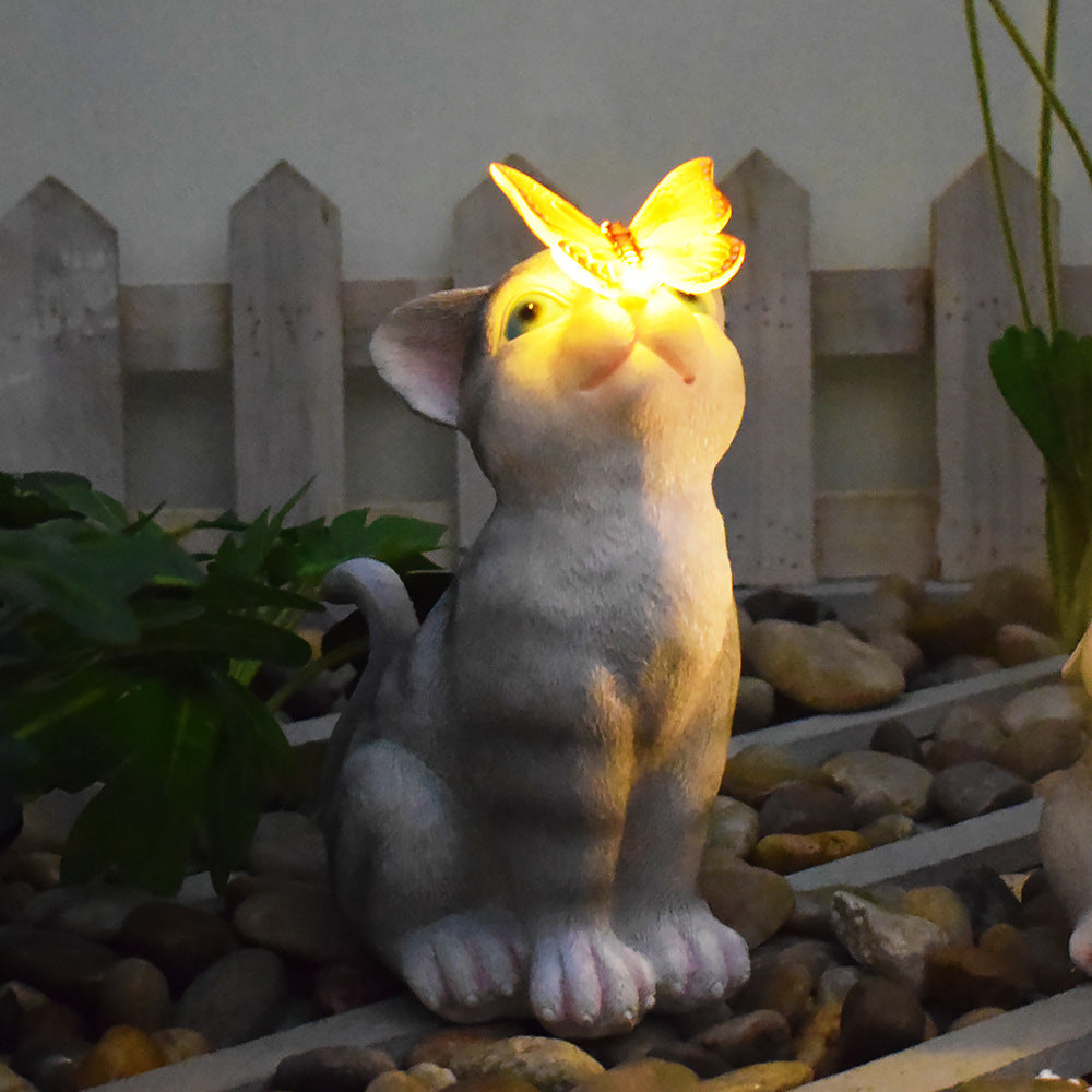 Solarbetriebene Sukkulent-Schildkröte Gartenpflanzer Nachtlicht Ornament Brehn