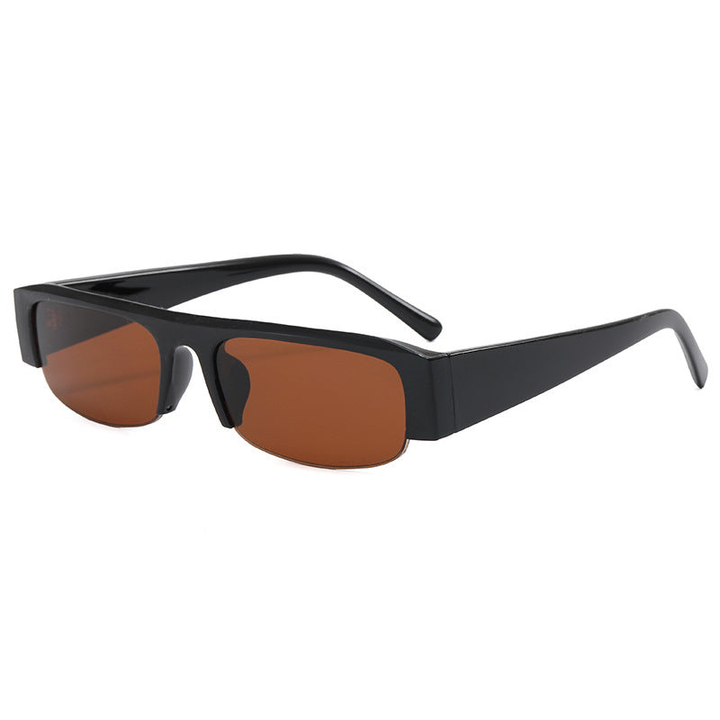 Zeitgenössische retro-inspirierte Flachlinsen-Sonnenbrille Brehn