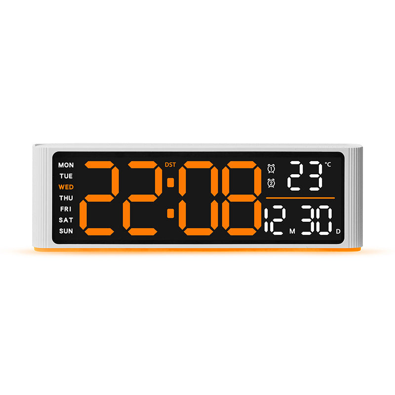 Digitaler Led-Wecker mit Temperatur- und Wochentagsanzeige Brehn