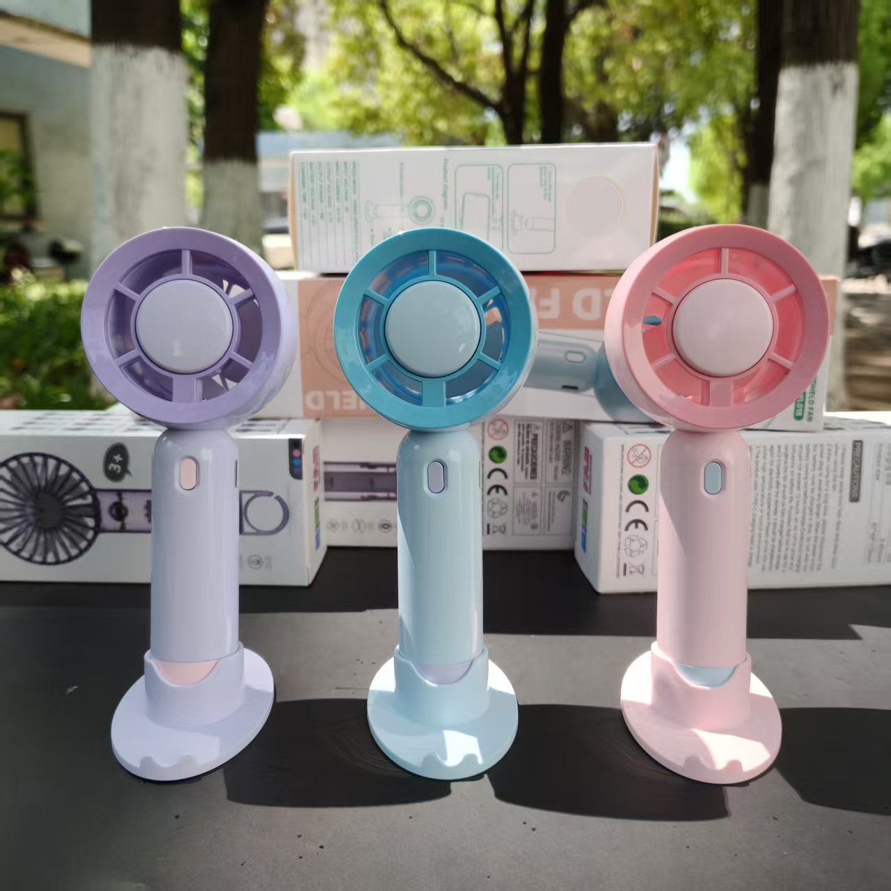 Unisex Tragbarer Handventilator mit wiederaufladbarem Akku Brehn