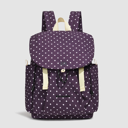 Polka Dot gemusterter Kordelzug-Rucksack