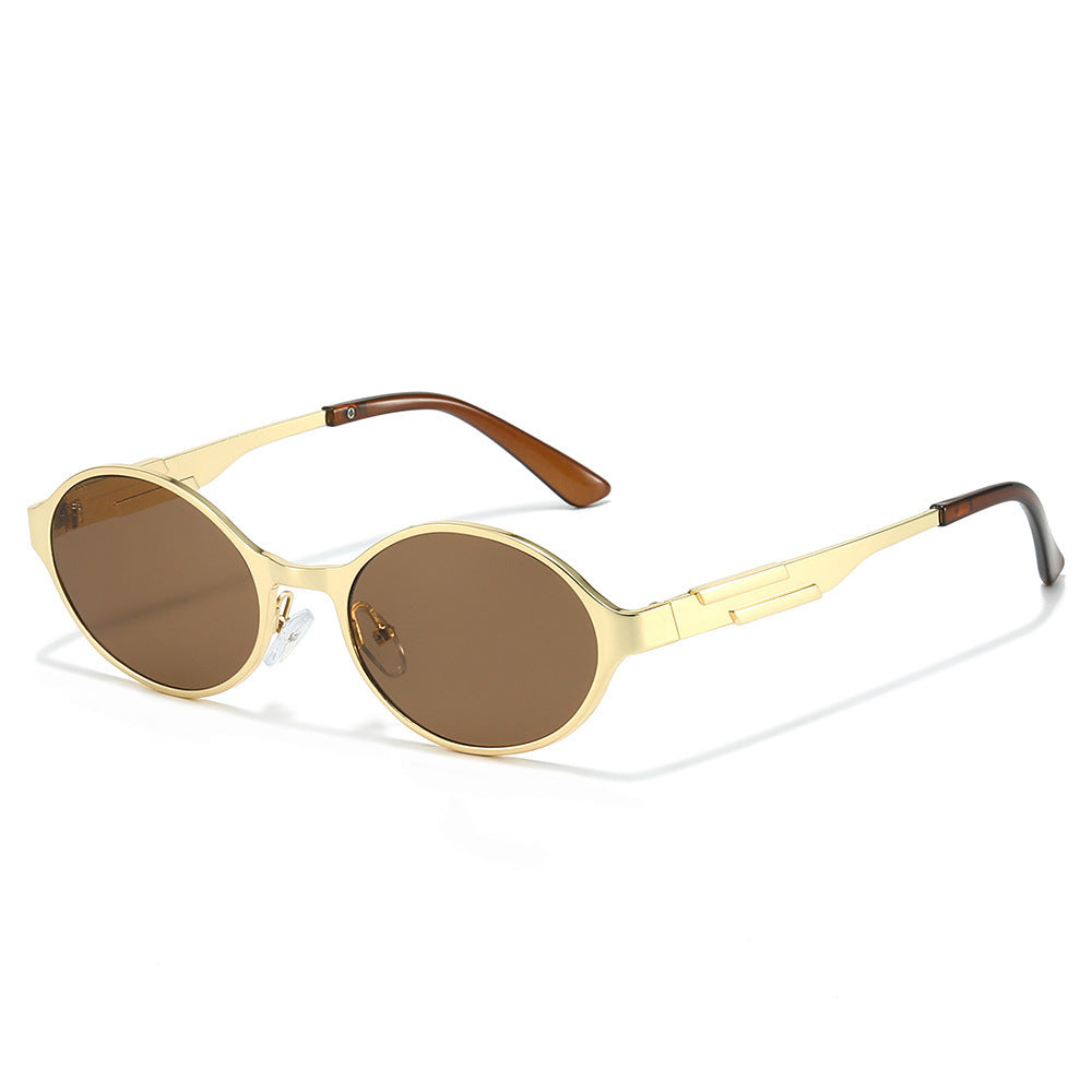Einzigartige ovale Rahmen-Sonnenbrille Brehn