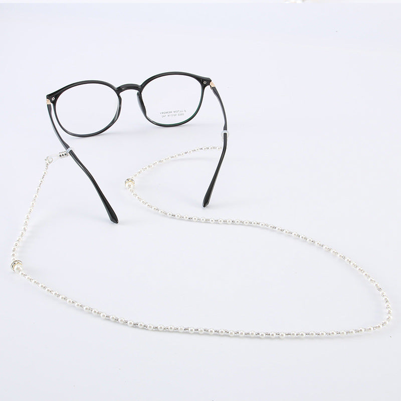 Elegante Perlen Brille Kette Brehn