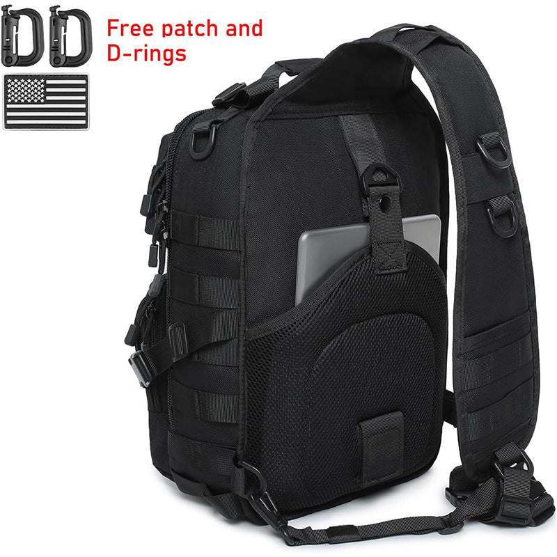 Taktischer Sling-Rucksack mit Mehreren Fächern und Verstellbarem Tragegurt Brehn
