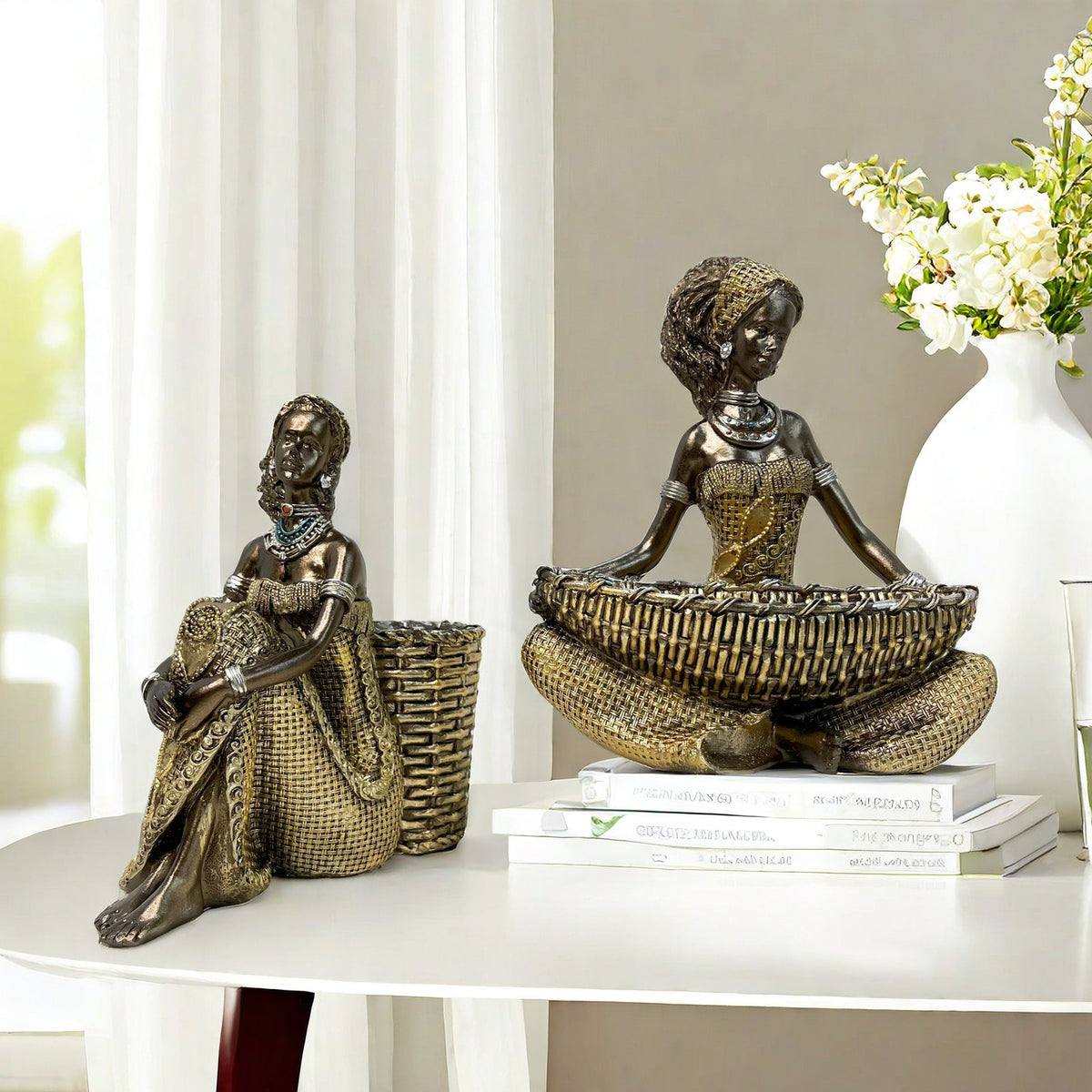 Dekorative Hirschfigur mit Glitzerdetails Brehn