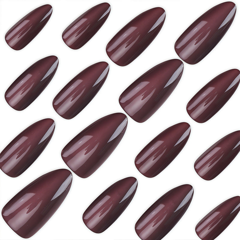 Premium Ombre Stiletto Druck-Nägel Brehn