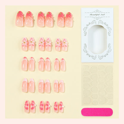 Floral Nail Art Press-On Set Brehn