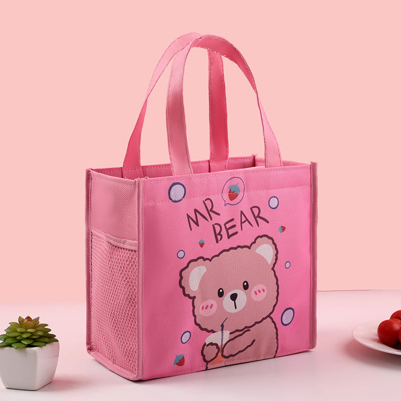 Kinder Isolierte Cartoon Lunch Tasche Brehn