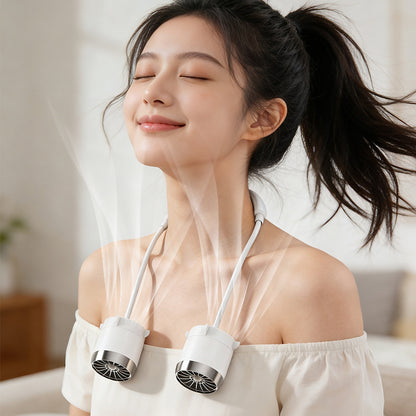 Damen tragbarer Nackenlüfter mit flexiblem Design Brehn