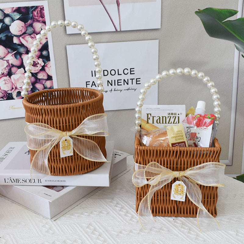 Elegante Handgefertigte Rattan Tragetasche Brehn