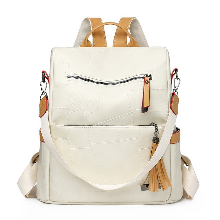 Texturiertes Kunstleder-Rucksack Brehn