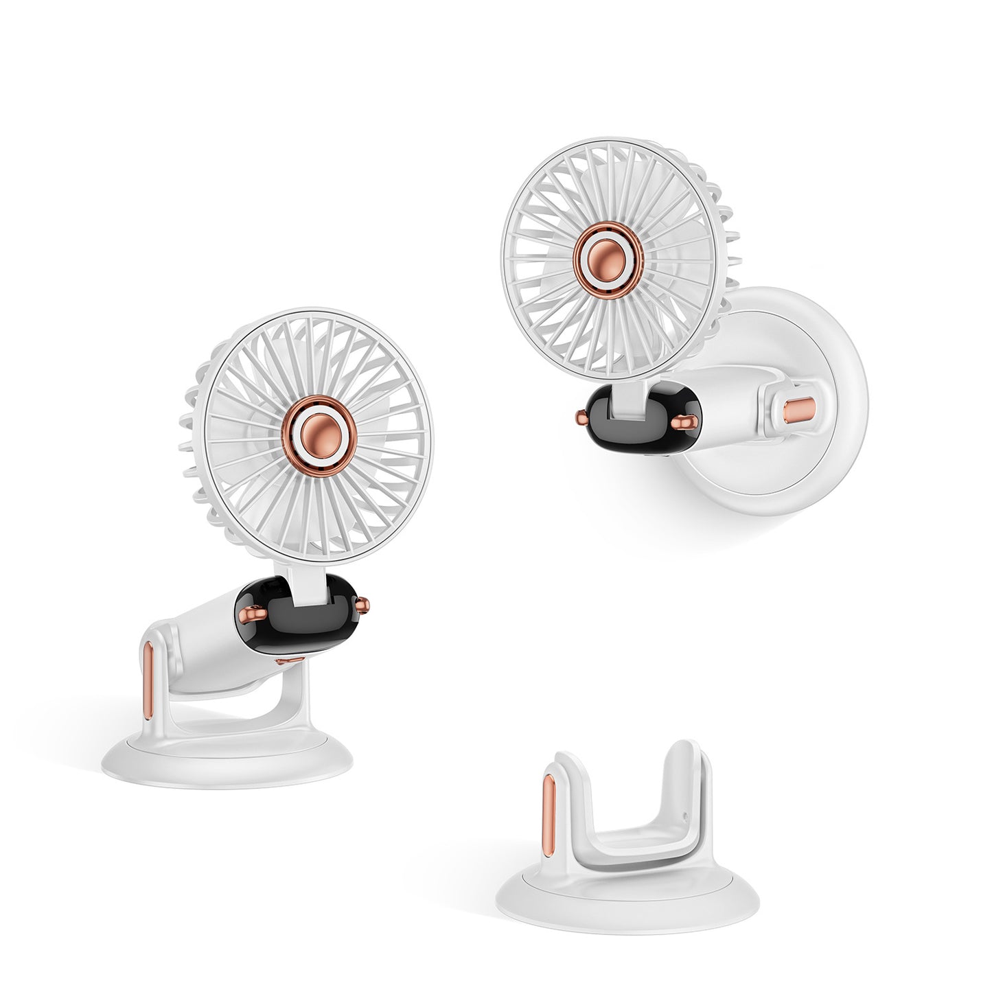 Unisex Versatile 360-Degree Rotating Wall-Mounted Fan Brehn