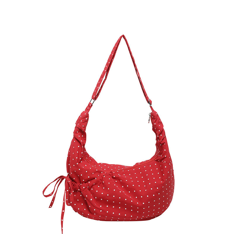 Modische Pünktchen Hobo Tasche