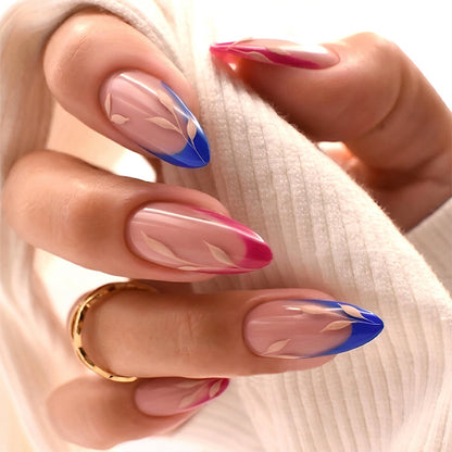 Press-On Nagelkunst Set mit elegantem Farbverlauf Design Brehn