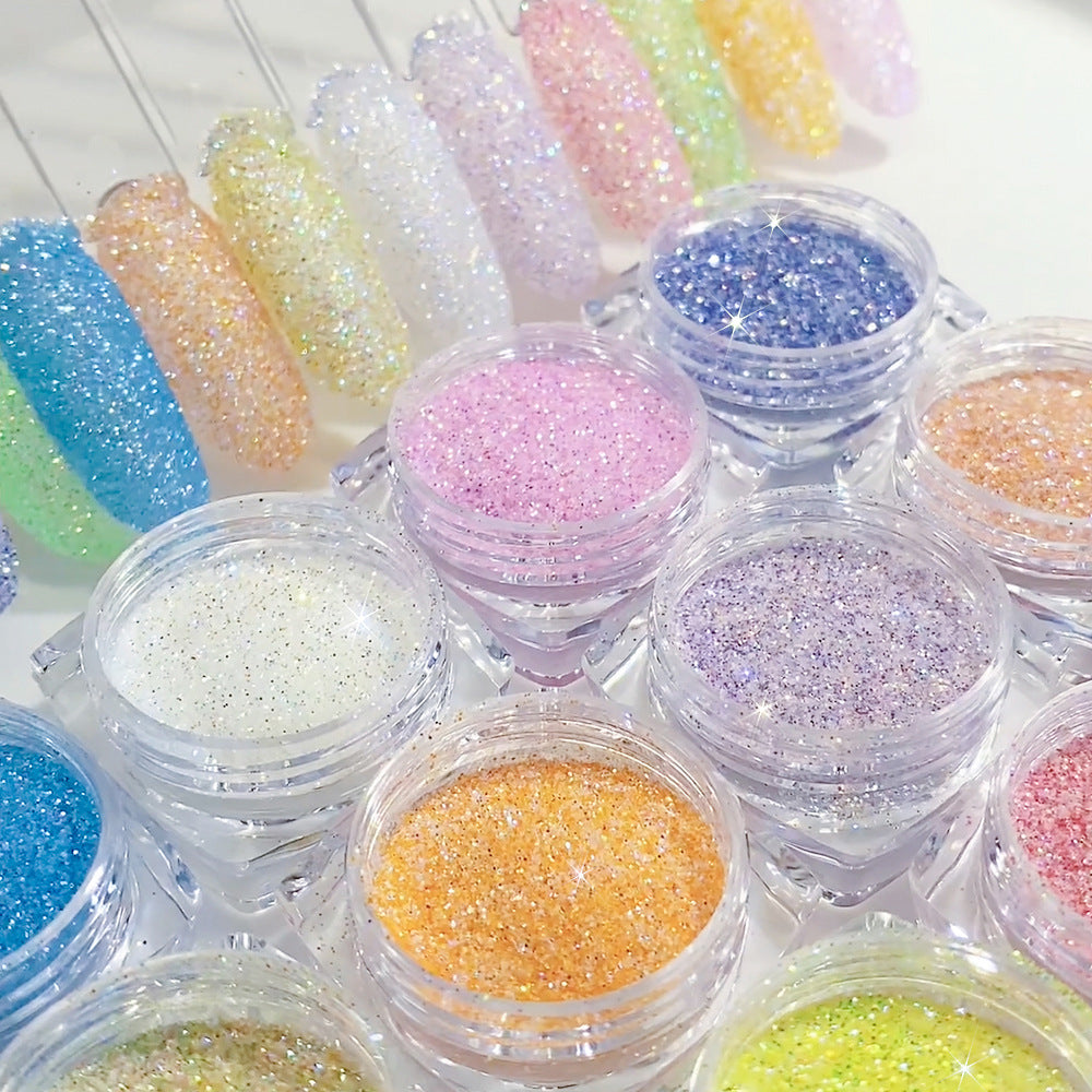 Glitzerndes Kosmetik-Glitzer-Set