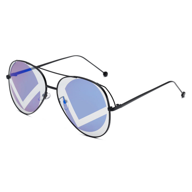 Damen modische geometrische Sonnenbrille Brehn