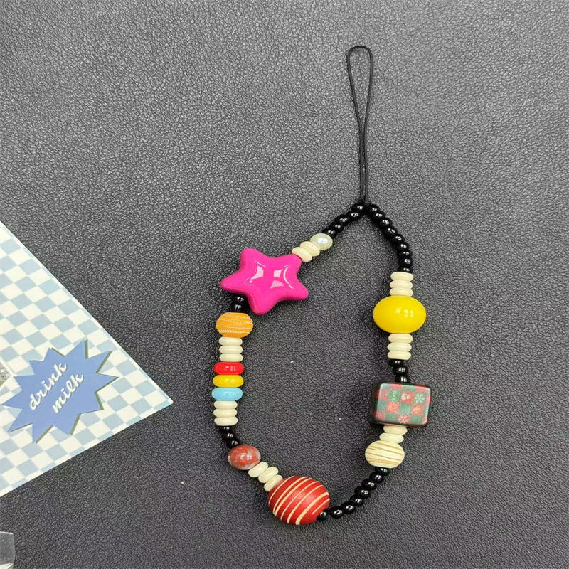 Bunte Perlen Charm Handy Strap Brehn 1790134889